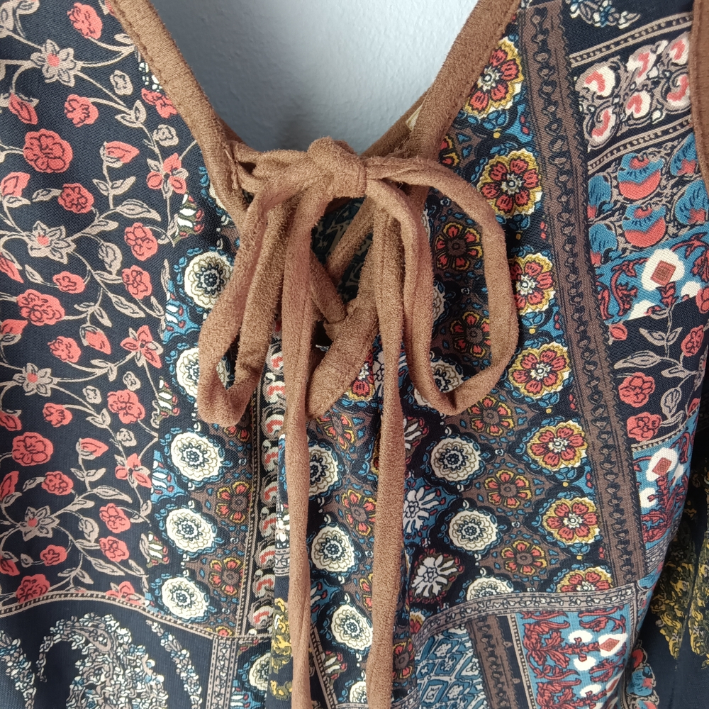 Wrangler Multicolor Patchwork Tank Top - image 3